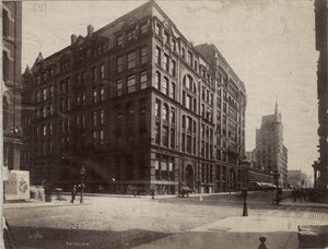 ディアボーン通りとモンロー通りの南東の角、シカゴ、1890