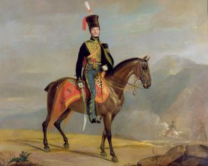 キャプテンウィリアムドラモンド（1796-1881）10th Hussars、1819 作： J. Watson