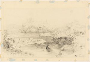睡蓮のある池 作： Jabez Bligh