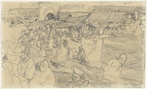 アラブ市場 作： Jac van Looij