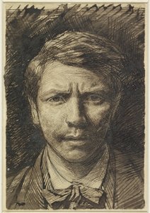 Jac van Looijの自画像 作： Jac van Looij