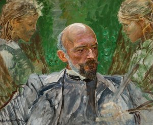 芸術家と音楽家 作： Jacek Malczewski