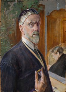 自画像 作： Jacek Malczewski
