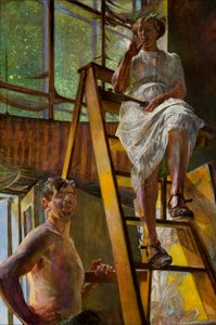 Sátiro e uma Modelo 作： Jacek Malczewski