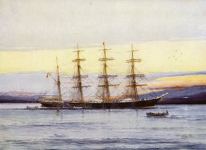 クリッパー船：カリフォルニア 作： Jack Spurling