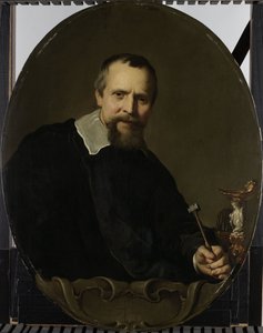 ヨハネス・ルトマの肖像 ヤン・ルトマ (1584/85-1669)。 アムステルダム・シルバースミス 作： Jacob Adriaensz. Backer