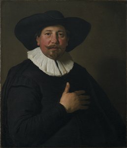 男の肖像、1638年頃 作： Jacob Adriensz Backer