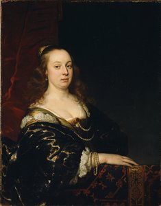 女性の肖像、1647年頃 作： Jacob Adriensz Backer