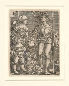 女性と子供と歩兵 作： Jacob Binck