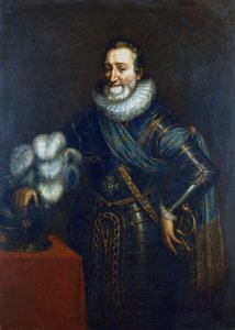 ヘンリー 4 世、フランスの最初のブルボン王、c1589-1610 作： Jacob Bunel