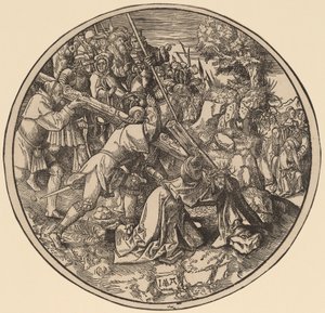 十字架を背負うキリスト 作： Jacob Cornelisz van Oostsanen