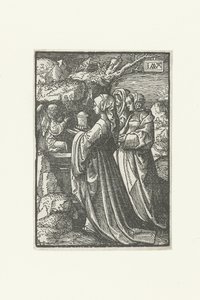 空の墓の三人のマリア 小さな情熱（シリーズタイトル） 作： Jacob Cornelisz van Oostsanen