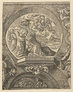 昇天と父なる神の前のキリスト クリード（シリーズタイトル） 作： Jacob Cornelisz van Oostsanen
