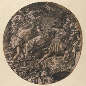 キリストの捕獲 ラウンドパッション（シリーズタイトル） 作： Jacob Cornelisz van Oostsanen