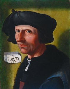 自画像、1533 作： Jacob Cornelisz van Oostsanen