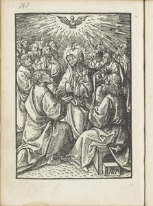 聖霊の注ぎ 小さな情熱（シリーズタイトル） 作： Jacob Cornelisz van Oostsanen
