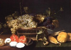 果実の静物画 作： Jacob  Foppens van Es