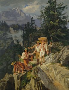チロリアン密輸業者、1831年 作： Jacob Gensler