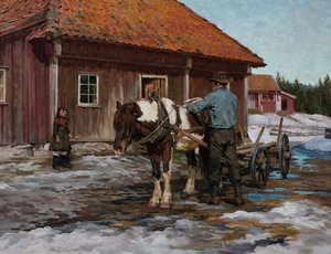 冬の雪解け 作： Jacob Gloersen