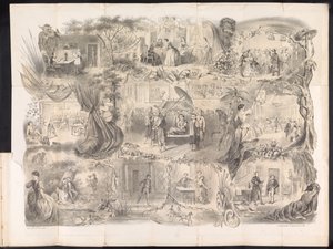 デルフト学生年鑑の漫画、1858 年 作： Jacob Gosschalk