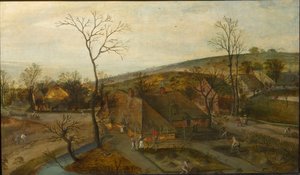 四季：春、1577年。 作： Jacob Grimmer