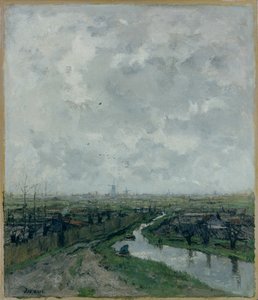 ハーグ近郊のサラダガーデン、1878年頃 作： Jacob Henricus or Hendricus Maris