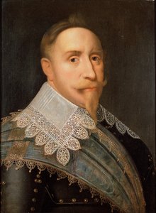 グスタフ2世アドルフ、スウェーデン国王 作： Jacob Hoefnagel