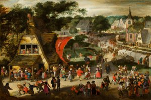 聖セバスチャンズデーのフェア、1598年頃 作： Jacob I Savery