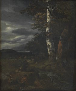 狩猟風景 作： Jacob van Ruisdael