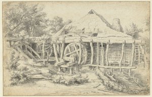 水車小屋の眺め 作： Jacob van Ruisdael