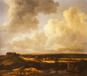 1665-70年の夏の広大な風景