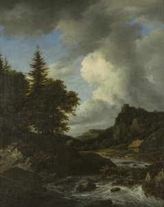 スペートの川、1660年頃（キャンバスに油彩） 作： Jacob van Ruisdael