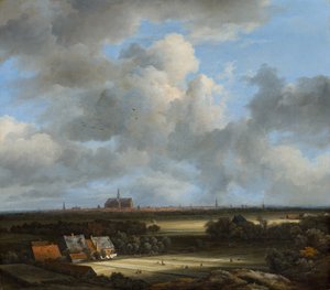 漂白場があるハーレムの眺め、1670〜75年頃