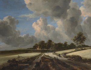 麦畑、1670年頃（キャンバスに油彩） 作： Jacob van Ruisdael