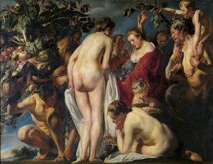 豊饒のアレゴリー - ヨルダンス、ヤコブ（1593-1678） - 1620-1625年頃 - 油彩・キャンバス - 180x241 - ベルギー王立美術館、ブリュッセル 作： Jacob Jordaens