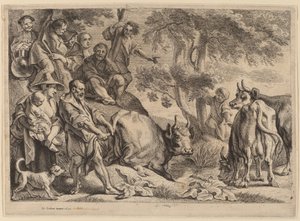 ヘラクレスの牛を奪うカクス 作： Jacob Jordaens