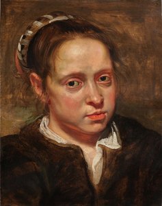 若い女性の頭部調査 作： ジェイコブ・ヨルダーンス