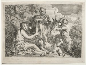 木星は山羊アルマテアによって養われた、1652年。 作： Jacob Jordaens
