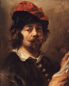 自画像、c。 1640年。 作： Jacob Jordaens