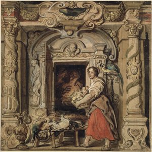 田舎の生活の一コマ 作： Jacob Jordaens