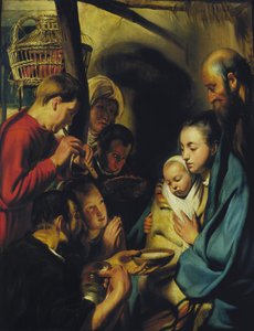 羊飼いの礼拝。 作： Jacob Jordaens