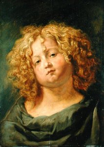 カーリーヘアードガール 作： Jacob Jordaens