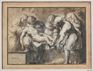 埋葬 作： Jacob Jordaens
