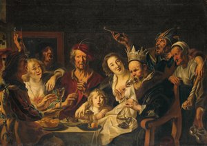 キングドリンク 作： Jacob Jordaens