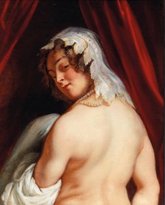カンダウレス王の妻。 1645年。 作： Jacob Jordaens