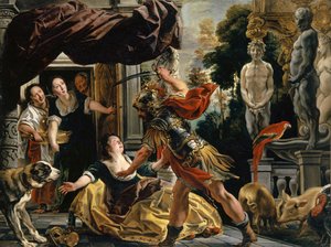 ユリシーズとキルケ、1630～1634年頃。