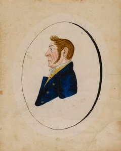 アダム・ミュッセールの肖像 1822年頃 作： Jacob Maentel