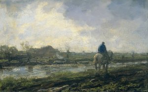 曳舟道 作： Jacob Maris