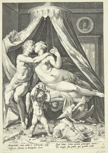 火星と金星 作： Jacob Matham