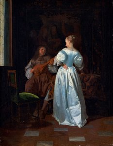 セレナーデ 1669年頃 油彩・カンヴァス 作： ジェイコブ・オクターベルト